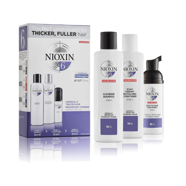 NIOXIN KIT ANTI CAIDA SISTEMA #6 PARA CABELLO QUIMICAMENTE CON CAIDA EXCESIVA 150ML